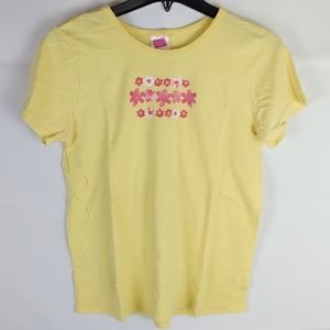 Vintage Hanes Floral T-Shirt Top Size XL VTG Retro Y2K Casual Cotton Gorpcore